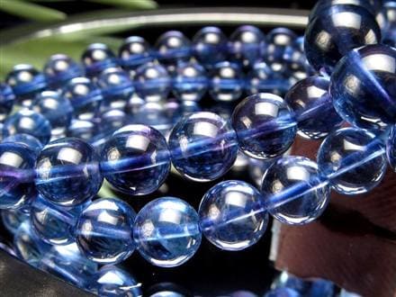 フローライト ブレスレット インディゴブルーカラーフローライト 天然石 蛍石