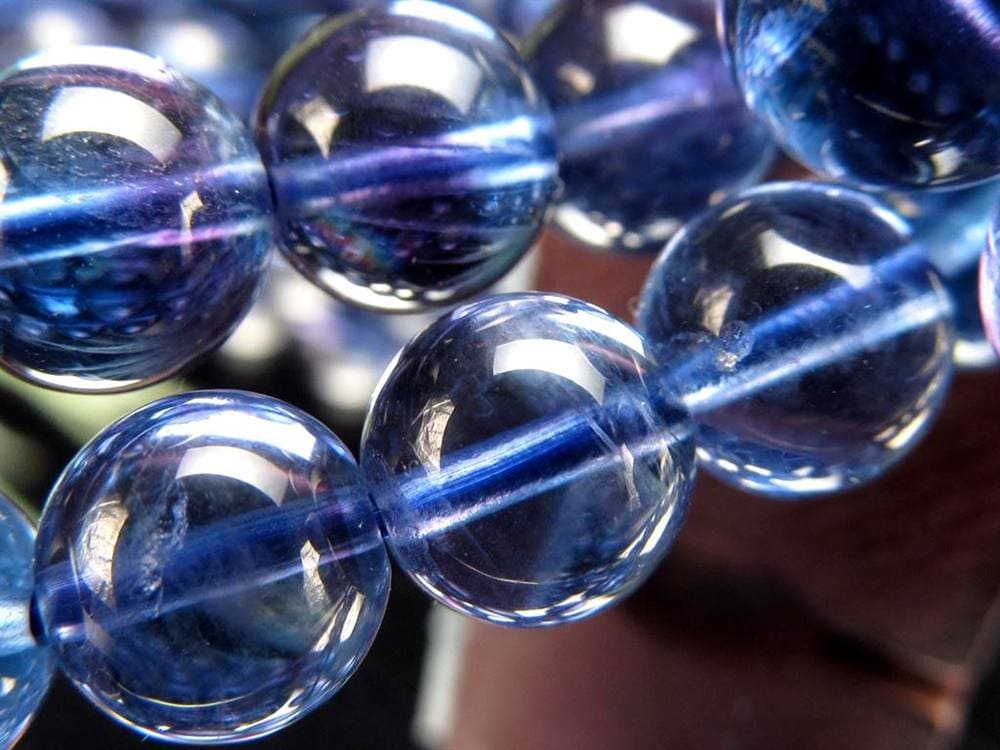 フローライト ブレスレット インディゴブルーカラーフローライト 天然石 蛍石