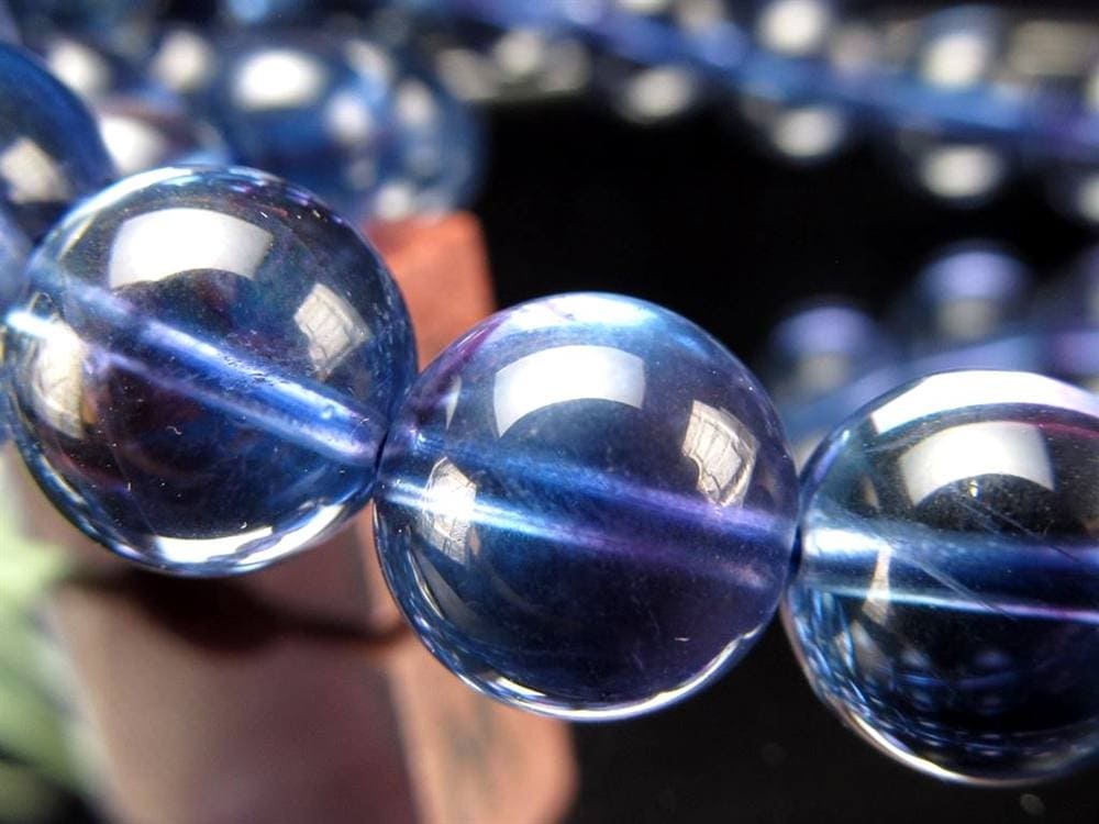 フローライト ブレスレット インディゴブルーカラーフローライト 天然石 蛍石