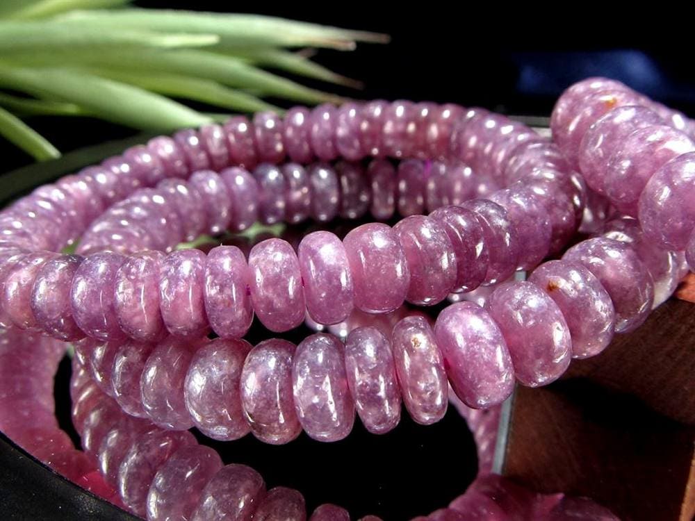 レピドライト パープルマイカ リシア雲母 ブレスレット ブラジル産