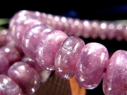 レピドライト パープルマイカ リシア雲母 ブレスレット ブラジル産