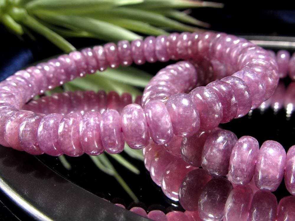 レピドライト パープルマイカ リシア雲母 ブレスレット ブラジル産