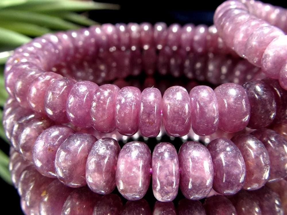 レピドライト パープルマイカ リシア雲母 ブレスレット ブラジル産