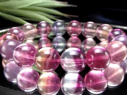 フローライト ブレスレット レインボーフローライト ファントムフローライト 蛍石