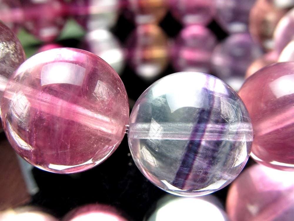 フローライト ブレスレット レインボーフローライト ファントムフローライト 蛍石