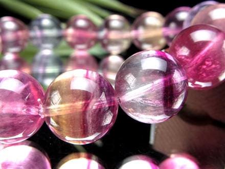 フローライト ブレスレット レインボーフローライト ファントムフローライト 蛍石