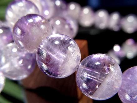 アメジスト ファントム 幻影紫水晶 ブレスレット ラベンダー