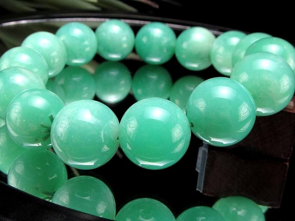 クリソプレーズ オーストラリアンジェイド ブレスレット カルセドニー 玉髄