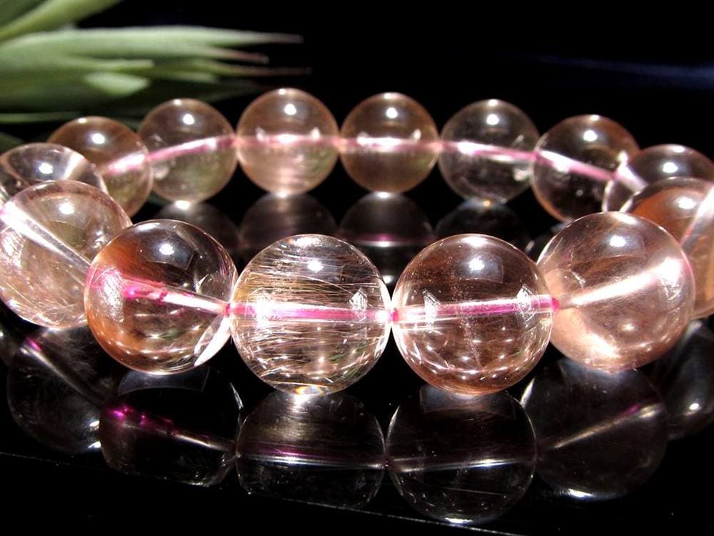 ルチルクォーツ ブレスレット サゲニティック ラビット サゲニティッククォーツ