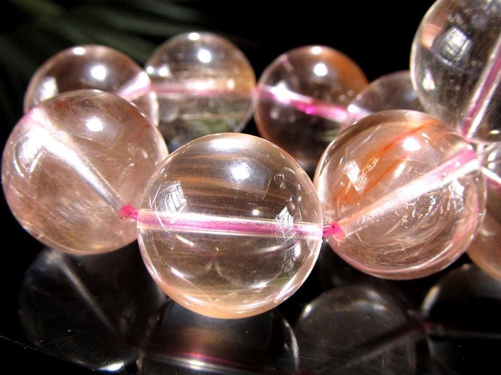 ルチルクォーツ ブレスレット サゲニティック ラビット サゲニティッククォーツ