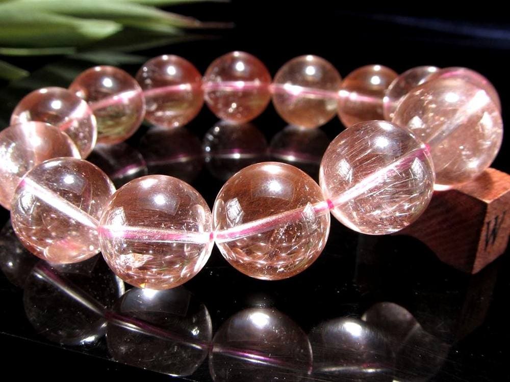 ルチルクォーツ ブレスレット サゲニティック ラビット サゲニティッククォーツ