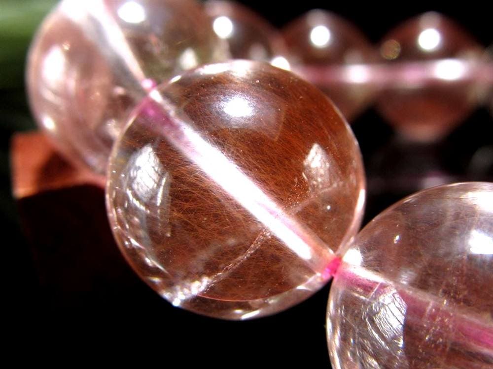 ルチルクォーツ ブレスレット サゲニティック ラビット サゲニティッククォーツ