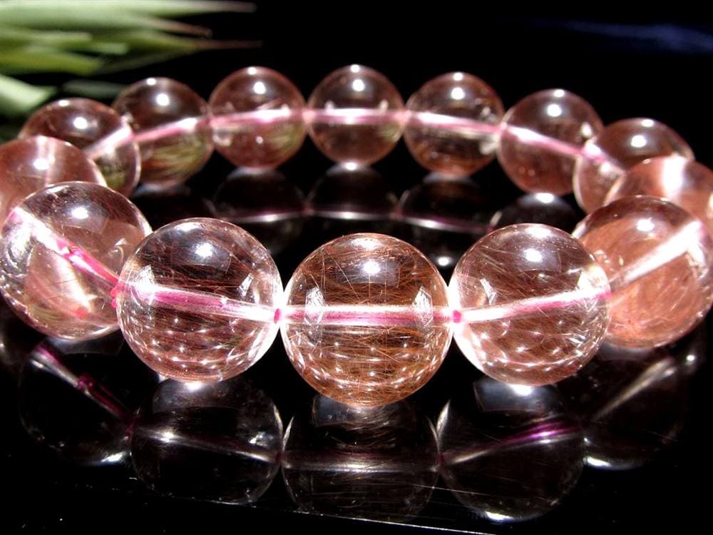 ルチルクォーツ ブレスレット サゲニティック ラビット サゲニティッククォーツ