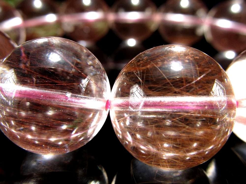 ルチルクォーツ ブレスレット サゲニティック ラビット サゲニティッククォーツ