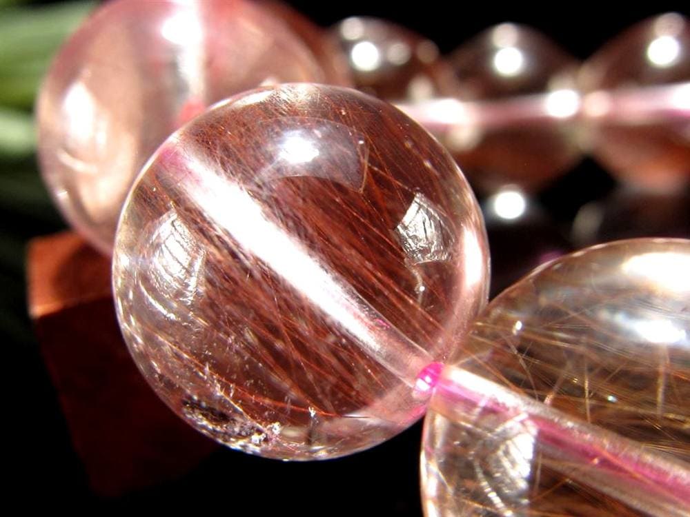 ルチルクォーツ ブレスレット サゲニティック ラビット サゲニティッククォーツ