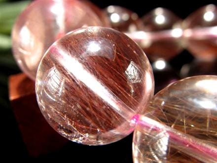 ルチルクォーツ ブレスレット サゲニティック ラビット サゲニティッククォーツ