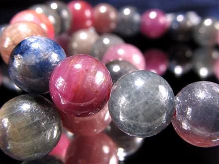 コランダム トルマリン サファイア ブレスレット ルビー 宝石