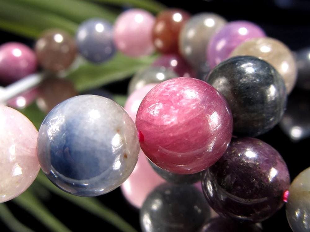 コランダム トルマリン サファイア ブレスレット ルビー 宝石