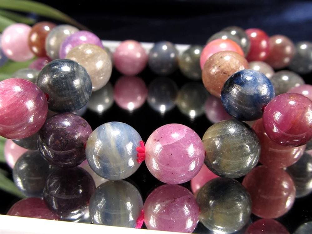 コランダム トルマリン サファイア ブレスレット ルビー 宝石