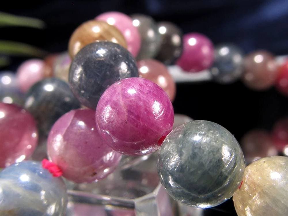 コランダム トルマリン サファイア ブレスレット ルビー 宝石