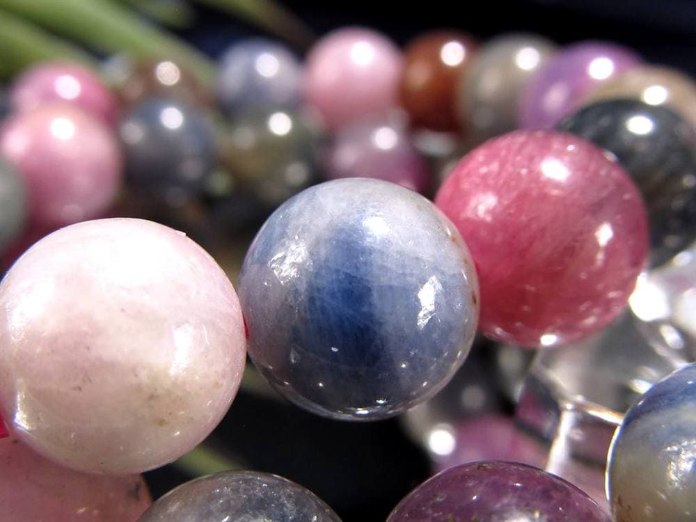 コランダム トルマリン サファイア ブレスレット ルビー 宝石