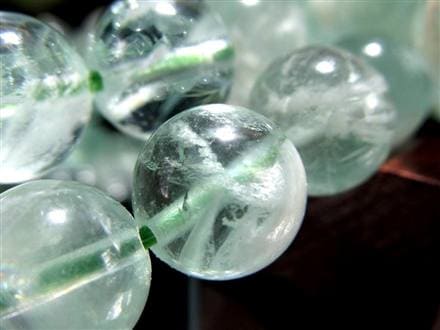 フローライトブレスレット エンジェルフェザーインフローライト 蛍石 天才の石 天然石