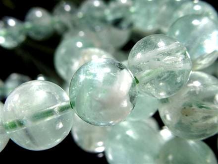 フローライトブレスレット エンジェルフェザーインフローライト 蛍石 天才の石 天然石