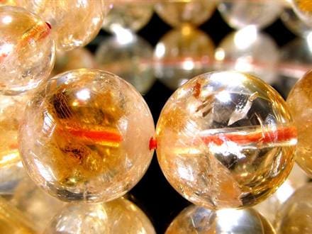 シトリン ファントム 幻影黄水晶 ブレスレット ブラジル産