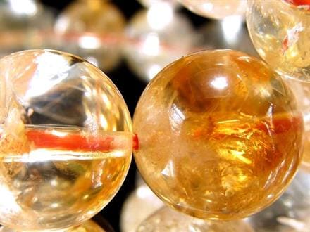 シトリン ファントム 幻影黄水晶 ブレスレット ブラジル産