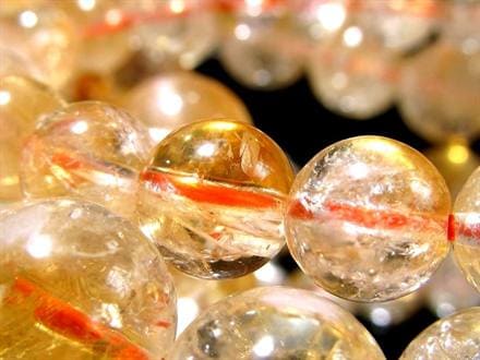 シトリン ファントム 幻影黄水晶 ブレスレット ブラジル産