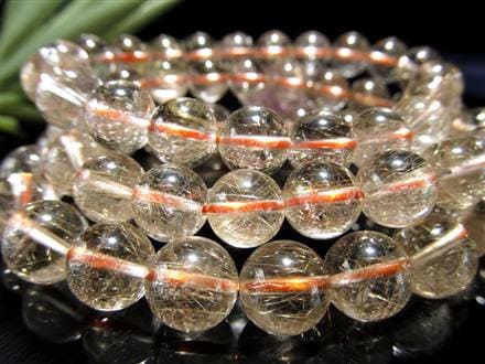 ゴールドルチルクォーツ ブレスレット ゴールドルチル ルチルレイテッドクォーツ 金針水晶