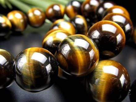 ツートンタイガーアイ 虎目石 ブレスレット ゴールデンタイガーアイ ブルータイガーアイ