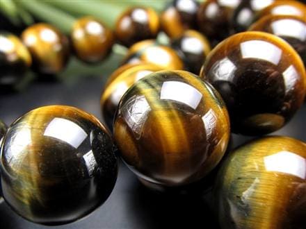 ツートンタイガーアイ 虎目石 ブレスレット ゴールデンタイガーアイ ブルータイガーアイ