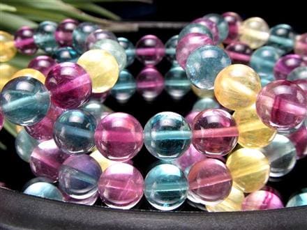 キャンディーフローライト 蛍石 ブレスレット アメリカ産 天才の石