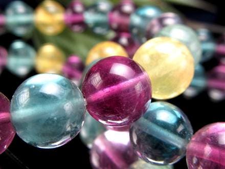 キャンディーフローライト 蛍石 ブレスレット アメリカ産 天才の石