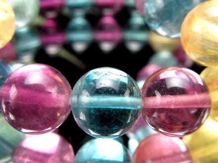 キャンディーフローライト 蛍石 ブレスレット アメリカ産 天才の石