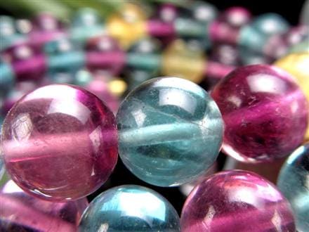 キャンディーフローライト 蛍石 ブレスレット アメリカ産 天才の石