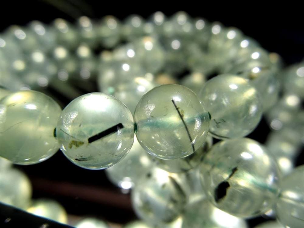 プレナイト ぶどう石 ブレスレット グリーン ヒーリング