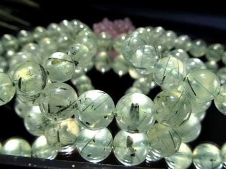 プレナイト ぶどう石 ブレスレット グリーン ヒーリング