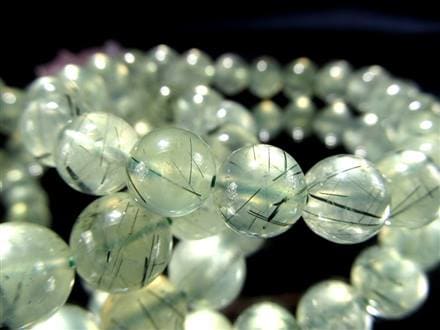 プレナイト ぶどう石 ブレスレット グリーン ヒーリング