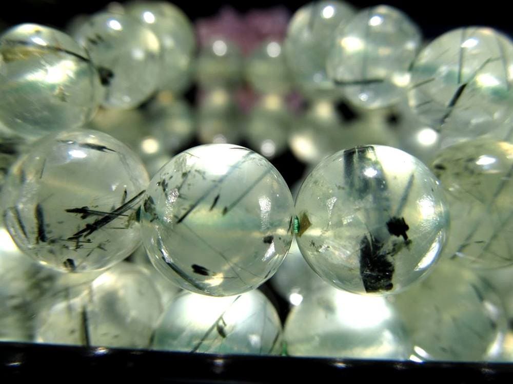 プレナイト ぶどう石 ブレスレット グリーン ヒーリング