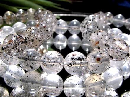 黒雲母 ガーネットインクォーツ バイオタイトインクォーツ ガーネット ブレスレット