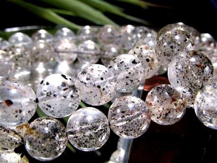 黒雲母 ガーネットインクォーツ バイオタイトインクォーツ ガーネット ブレスレット