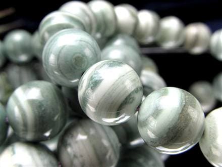 アゲート グリーンレース ブレスレット 瑪瑙 天然石 パワーストーン