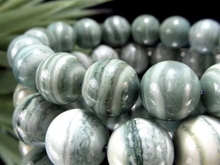 アゲート グリーンレース ブレスレット 瑪瑙 天然石 パワーストーン