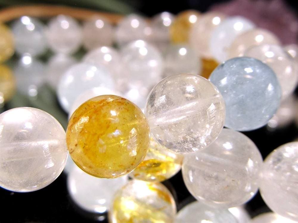 トパーズ 黄玉 ブレスレット ライモナイト カラーレストパーズ