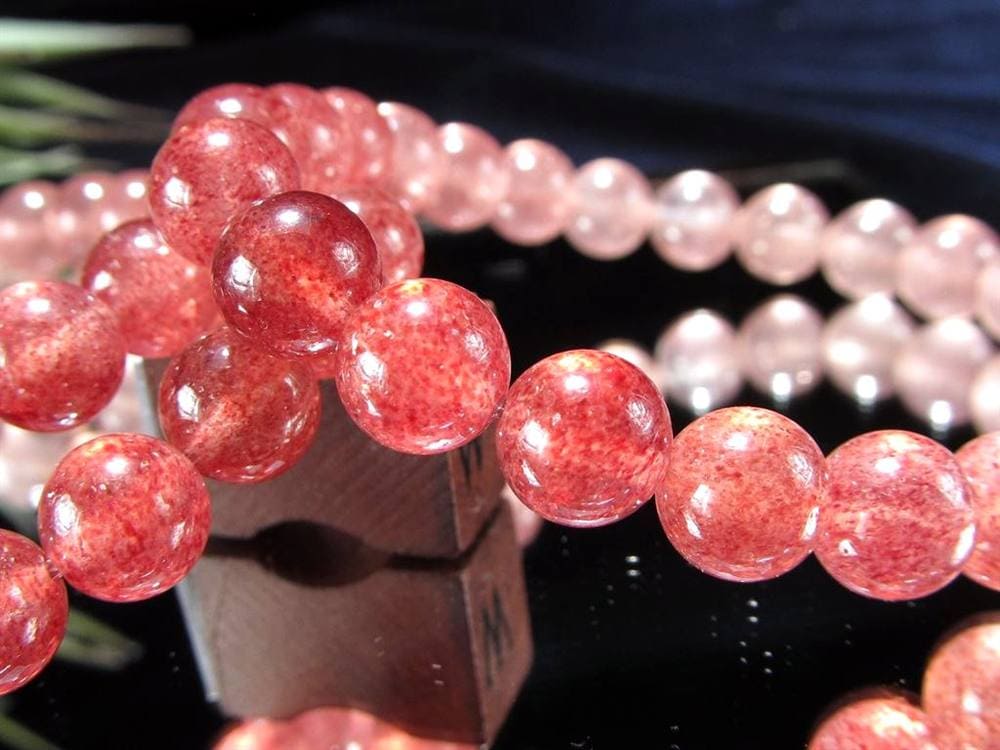 モスコバイト インクォーツ 雲母 水晶 ブレスレット