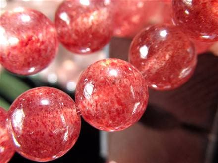 モスコバイト インクォーツ 雲母 水晶 ブレスレット