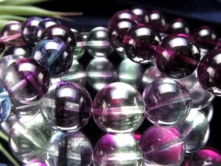 フローライト ブレスレット マルチカラーフローライト ファントムフローライト 蛍石