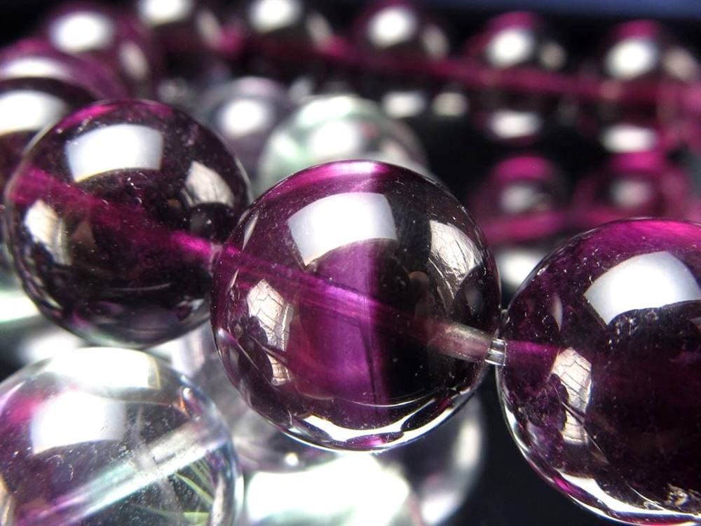 フローライト ブレスレット マルチカラーフローライト ファントムフローライト 蛍石